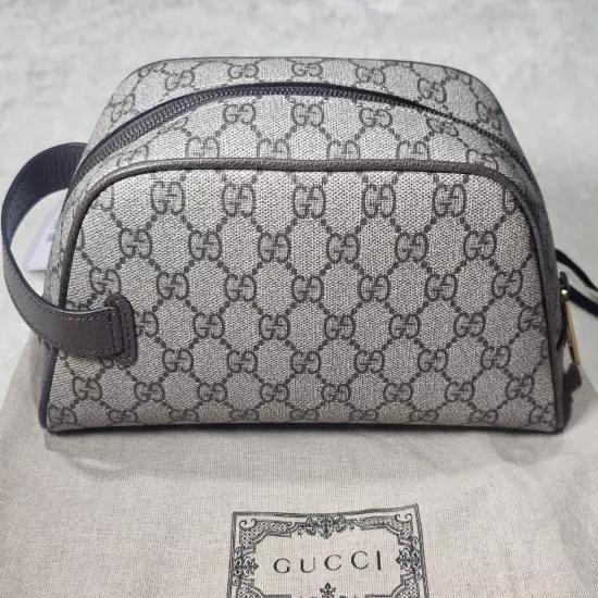 Gucci Clutch Bag/Beauty Cosmetic Toiletry Bag Supreme Marmont Web Handbag 751811