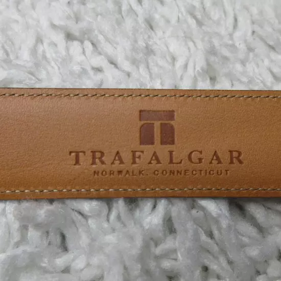 Trafalgar Cortina Leather Dress Belt sz 38