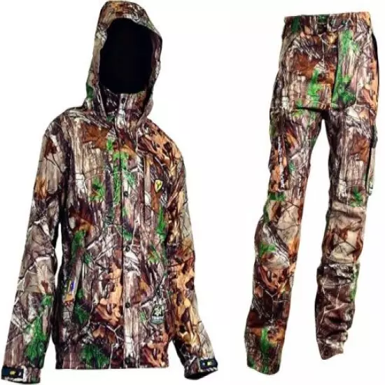 Scent Blocker Outfitter Camo Hunting Suit Jacket & Pants, RTX, 2X