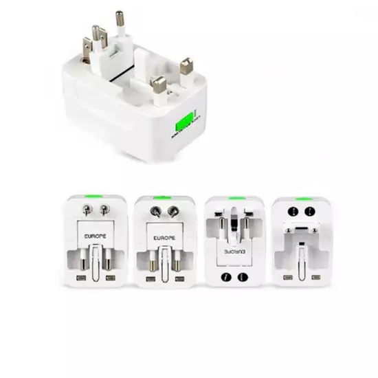 Worldwide Portable Universal Power Adapter, All in One Plug Travel Converter