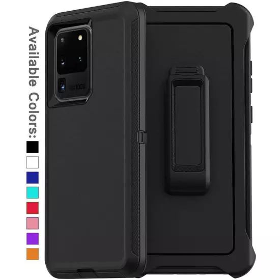 For Galaxy S20 Plus S20 Ultra Case Shockproof Series Fits Defender Belt Clip