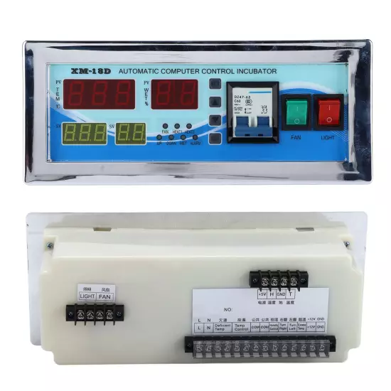 Egg Incubator Controller Automatic Hatcher Temperature And Humidity Thermost LLI