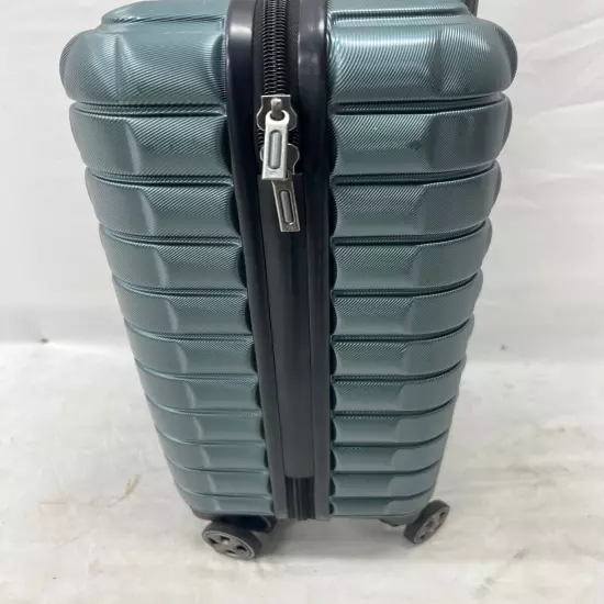 Delsey Paris 22" Hardside Spinner Carry-on Luggage in Emerald Green