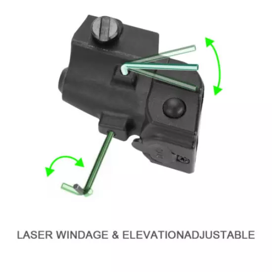 Rechargeable Pistol Gun Laser Sight For Glock 17 19 21 Taurus G2c 20mm Picatinny