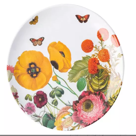 Juliska Field of Flowers Melamine Salad Plate - 1 Plate, Multicolor 