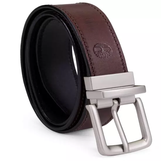 Timberland MenS Classic Leather Reversible Belt