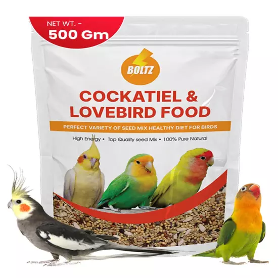 Adult Bird Seed Food Cockatiel & Lovebirds Mix Seeds Foxtail Millet Canary Seed