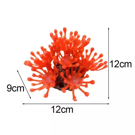 Artificial Coral Reef Resin Aquarium Plant Fish Tank Landscape Home O