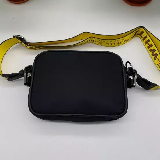 Off White Crossbody Bag Black