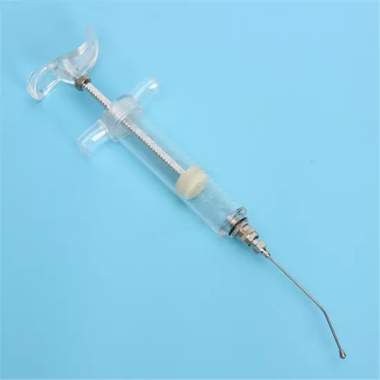 Veterinary Crop Feeding Kit - 6Pcs curved gavage tubes & 1Pc Syringe