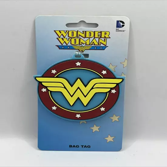 DC Comics Wonder Woman Luggage Tag For Suitcases Travel Bag Name Tag