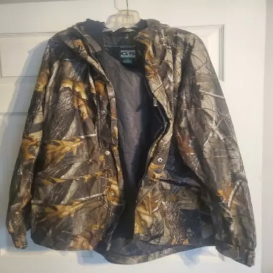 Gander Mountain Windproof Waterproof Camo Hunting Jacket Size Large Tall