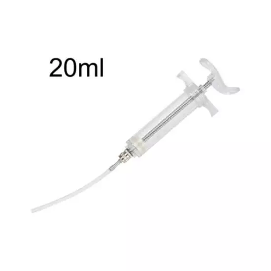 Birds Parrot Feeding Syringe Manual Rearing Gavage Curved Needle Medication Tube