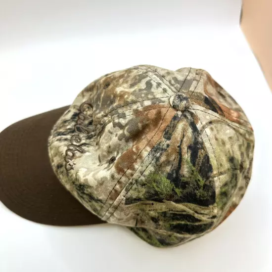 Cabelas Camo Hat Adjustable Camouflage Cap Embroidery On Side Hunting Fishing 