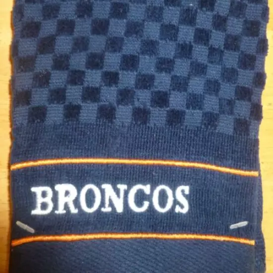 NFL Embroidered Tri-fold Towel - Denver Broncos Golf 