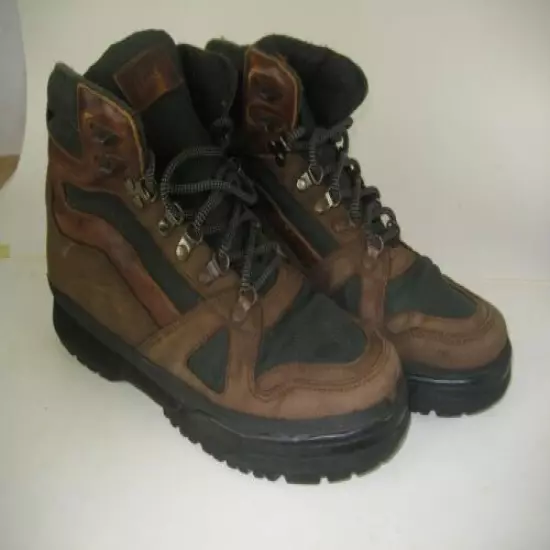 Mens G H Bass Insulated Leather/Fabric Hiking All Terrain Boots sz 12M