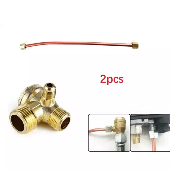 Central Pneumatic Air Compressor Check Valve 3-Port Brass 20mm/16mm/10mm-Parts