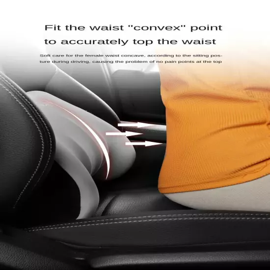 Car Seat Lumbar Headrest Support Waist Neck Pillow Car Travel Back Support