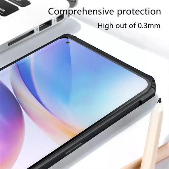 For OnePlus 9 Pro Nord 8T 8 7T Pro Case Shockproof Clear Acrylic Bumper Cover