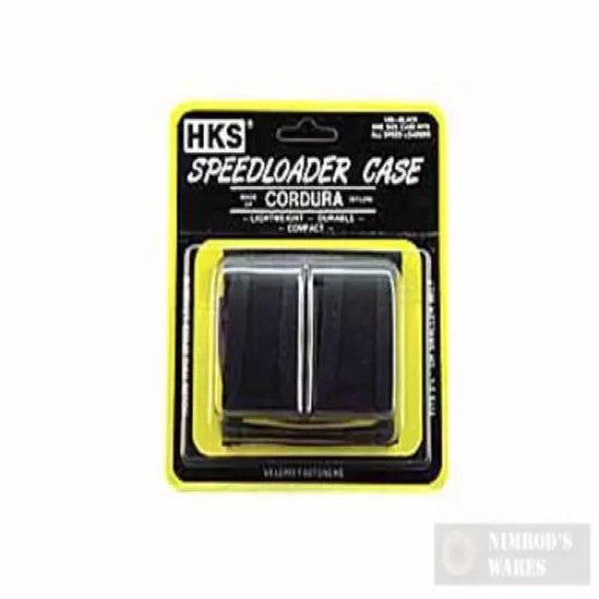 THREE HKS 100B Universal Speedloader POUCHES Cordura BLACK NEW FAST SHIP