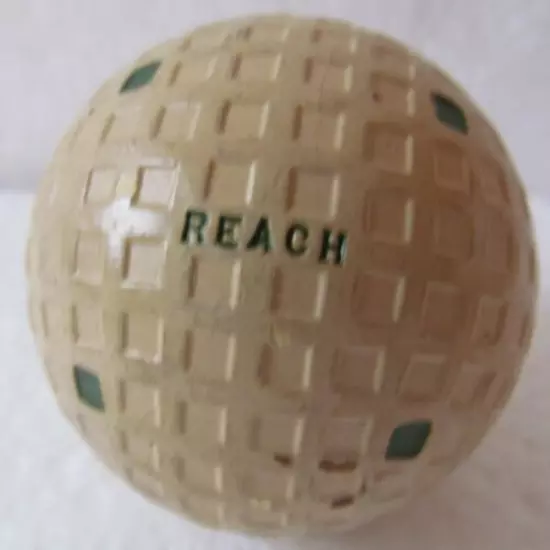 VINTAGE UNUSED REACH EAGLE SQUARE MESH BALL WITH MULTI MARKING CIRCA 193O'S 