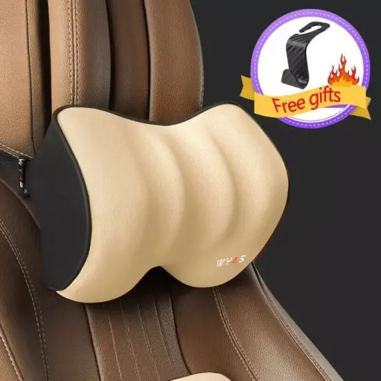 Car Pillow Car Lumbar Support Back Cushion Car Seat Neck Pillow Auto Pillow