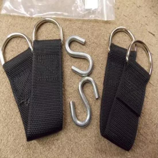 APPLE ARCHERY INC Replacement Bow Press Straps & S Hooks 5000# test E Model