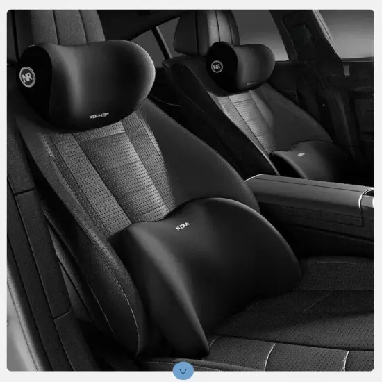 Car Neck Pillow Protection Lumbar Backrest Cushion Lumbar Headrest Cushion