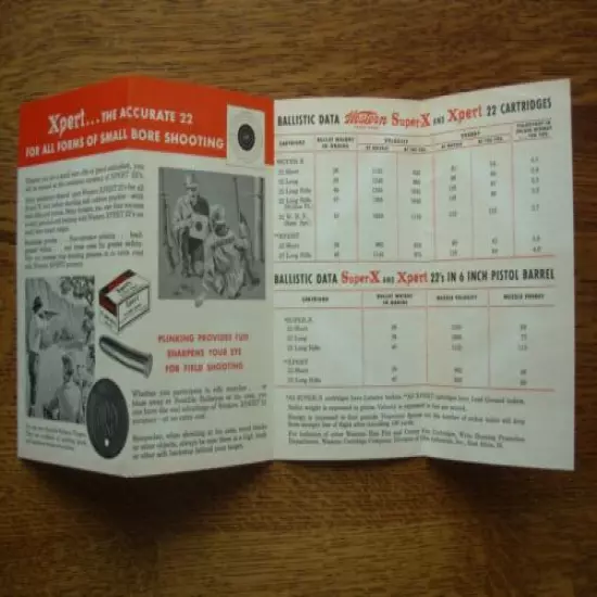 VINTAGE WESTER SUPER X BROCHURE Form no. F-32 SUPER MATCH