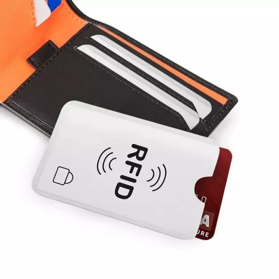 RFID Credit Debit ID Card Sleeve Protector Blocking Safety Shield Anti Theft Lot