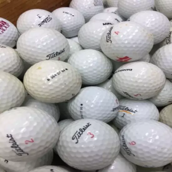 100 Titleist AA Shag / Hit-Away Golf Balls 