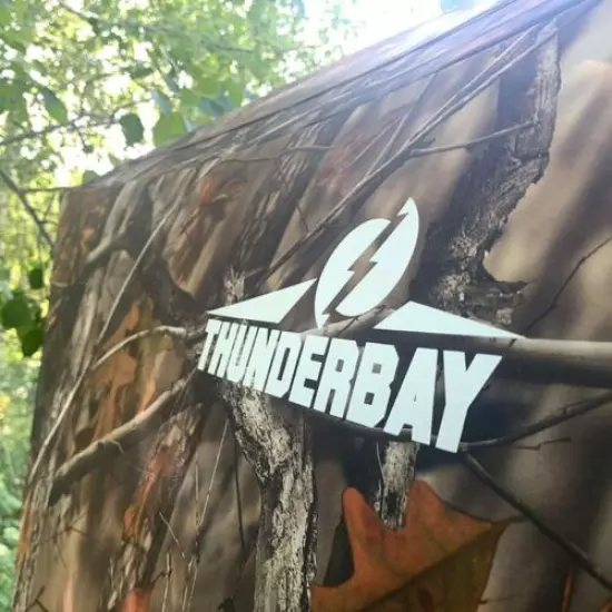 THUNDERBAY Hidden Threat See Through Hunting Blind 3 Person Hunting Tent