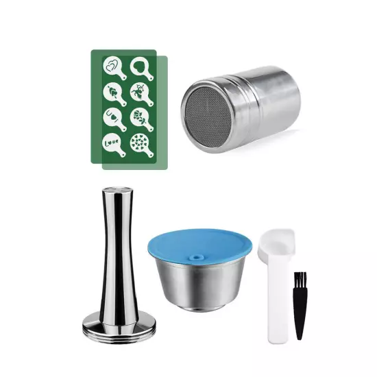  Reusable Coffee Capsule for Dolce Gusto Refill Pod Stainless Steel Filter Cup