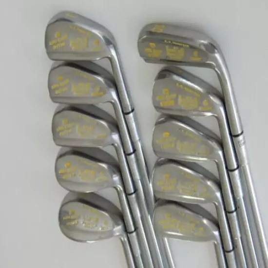 VINTAGE KENNETH SMITH ROYAL SIGNET 2 - PW plus PUTTER GOLF CLUB IRON SET