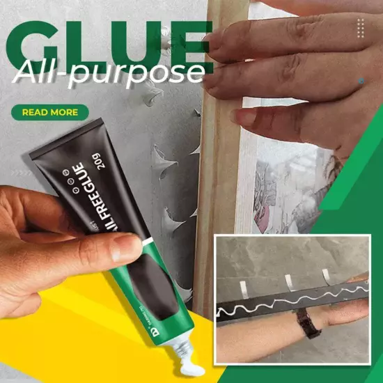 All-Purpose Glue,Super Glue All Purpose Adhesive,Nail-Free Adhes HOTS Glue X9U0