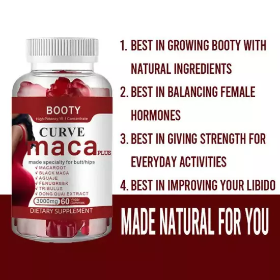 BBL Gummies Curve Maca Plus Made Specialty For Butt Hips