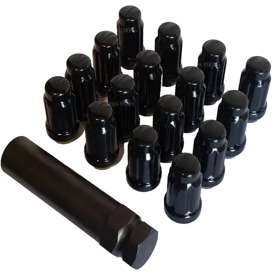 Anti Theft Golf Cart LUG NUT KIT Black 1/2x20 Bad Boy Buggies Columbia Cushman