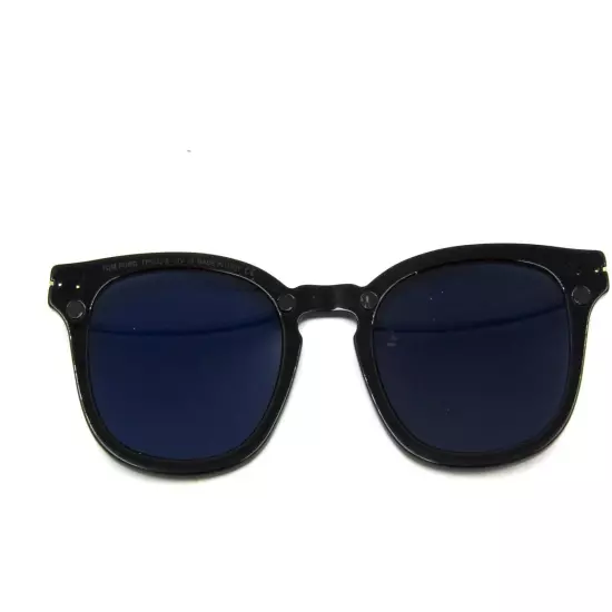 Tom Ford TF5532-B Magnetic Sunglasses Clip-on, 01V Black / Blue (Scratched) #E43