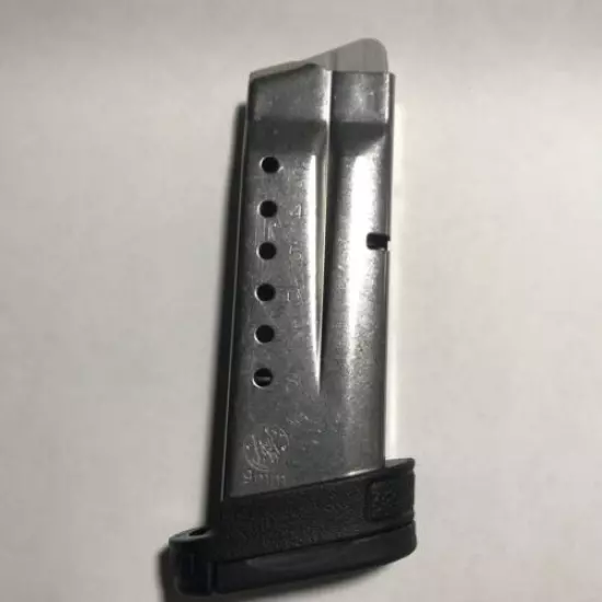 S&W Smith & Wesson M&P Factory 9mm caliber 8 round stainless magazine