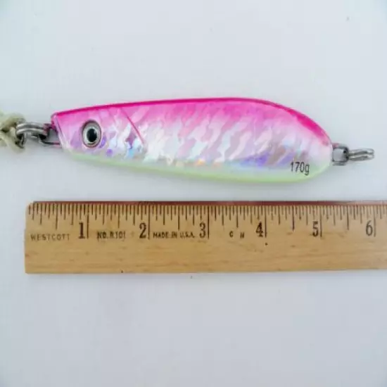 1 to 10 pcs Knife Jigs 6oz/170g Pink Vertical Butterfly Saltwater Fish Lures 