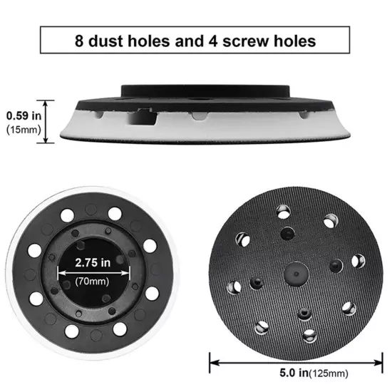 Upgrade and Improve Your Sanding Experience 5 Inch 125mm 492280 Sanding Pad