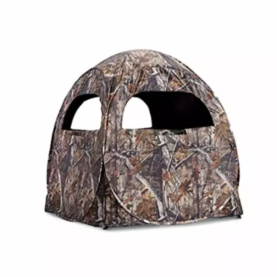 Guide Gear Deluxe Pop-Up Hunting Ground Blind, 1-2 Person Tent, Hunting Gear, Eq