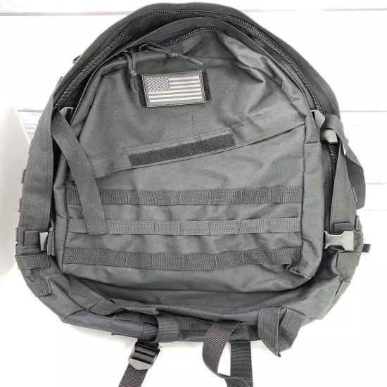 Outdoor Tactical Military Style Black Backpack Molle Hiking Laptop Travel Bag