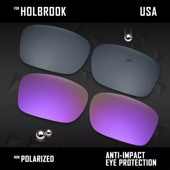 Anti Scratch Polarized Replacement Lenses for-Oakley Holbrook OO9102 Options