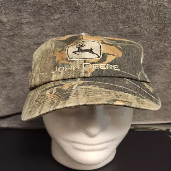 John Deere Camouflage Snapback Hat Cap by K-Products Embroidered RN-45724