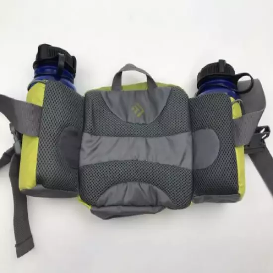 Outdoor Products Hiking Fanny Pack Waist Mojave 8.0 Green Gray 2 Bottle Travel