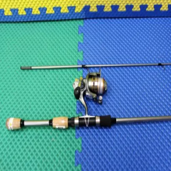 Okuma Rox 6' 0" Medium Spinning Rod & Reel Combo 2 Pc PRE-SPOOLED ROX-602ML-20