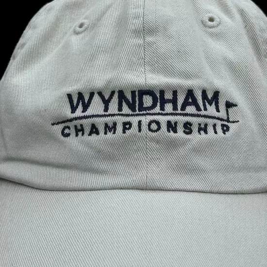 Wyndham Championship Golf Hat Tan Cotton Adult One-Size American Dry Goods Used