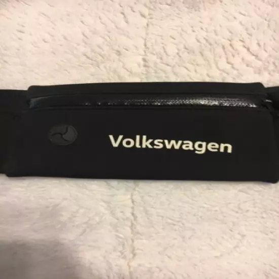 Hit Promotions Volkswagon Runner Waist Bag Adjustable Strap Black Neoprene