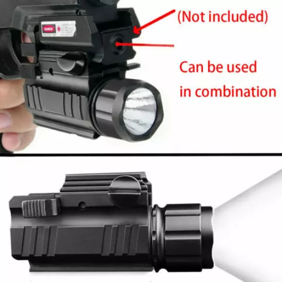 LED Flashlights HQ Strobe Light Picatinny Weaver Rail Mount 20mm F Rifle Pistol